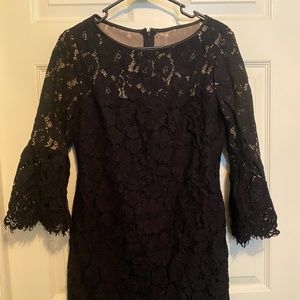 Black lace dress